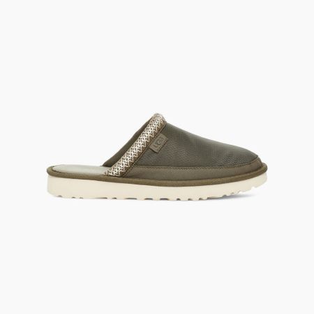 UGG Tasman Slip-On ULD Mono - Tøfler Herre - Grønn (NO-K990)